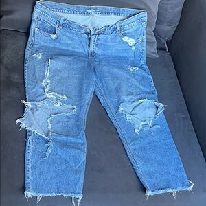 Old Navy Light Blue Boyfriend Jeans